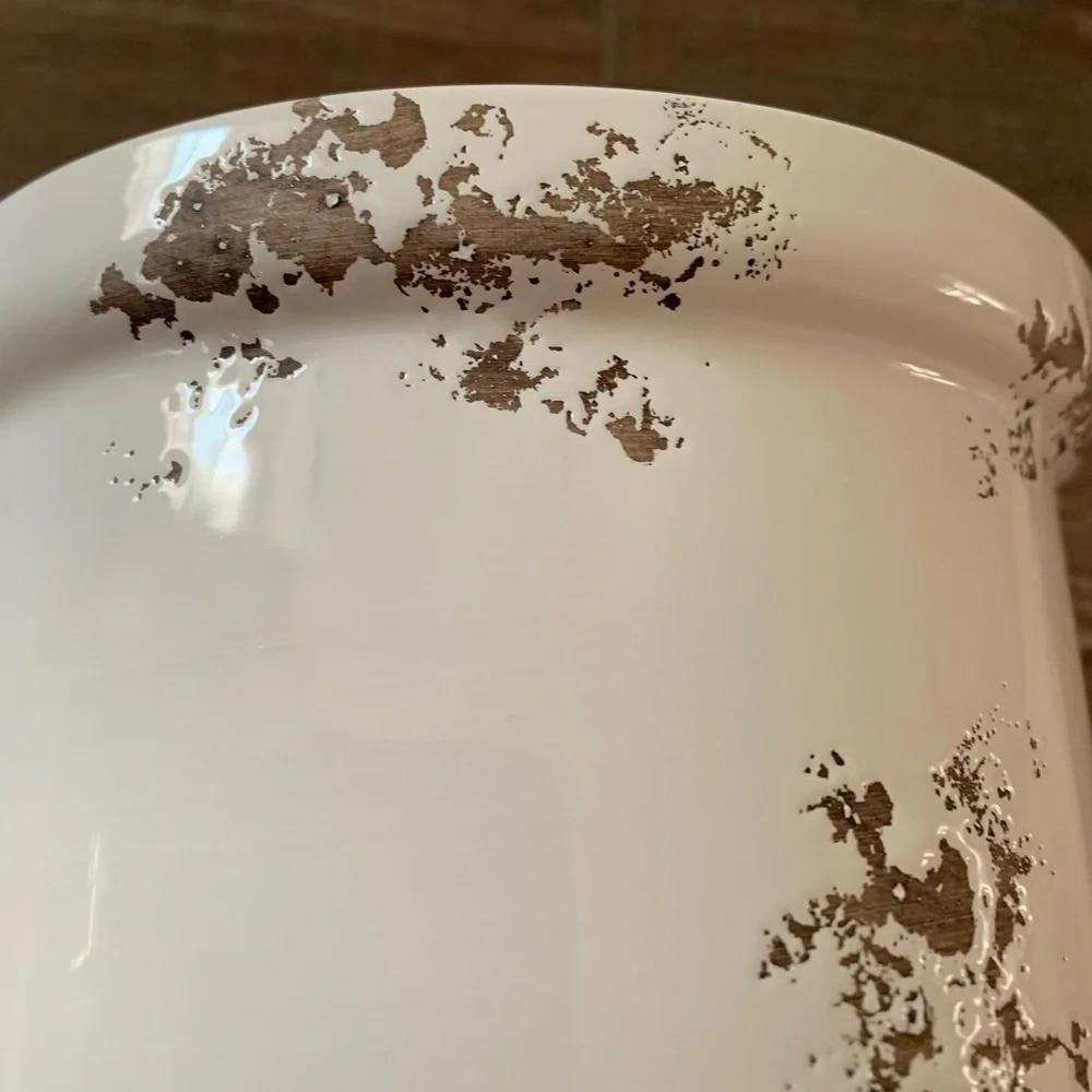 Rustic white ceramic pot form Italy